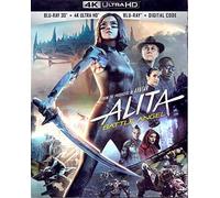Alita: Battle Angel (4K UHD Blu-ray) Rosa Salazar Christoph Waltz Mahershala Ali