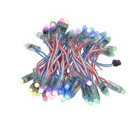 ALITOVE WS2811 RGB LED Pixel Luce Indirizzabile Individualmente 12mm Diffuso Digital Full Color Modulo 12V 50 pz per Schermo Parete Pubblicità Cartello Board IP68 Impermeabile