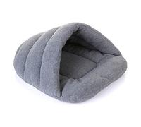 Aliuciku Inverno Caldo Pantofole Stile Letto per Cani Cuccia per Cani Adorabile Morbido Adatto Gatto Cane Letto Casa per Animali Domestici Cuscino (Color : Gris, Size : M)