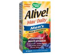 Nature's Way – Alive! Max3 Multivitaminico per uomini – Potenza Completa – 90 Compresse