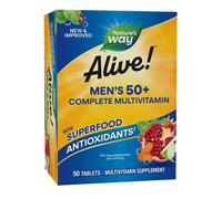 Natures Way - Alive!® Multivitaminico Completo Uomo 50+ (50 Compresse)