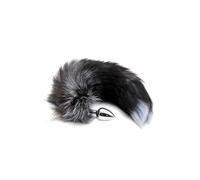ALIVE - PLUG PIACERE ANALE IN METALLO FOX TAIL TAGLIA S