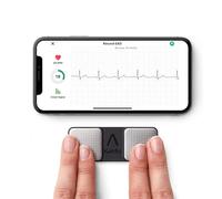 AliveCor KardiaMobile 1L ECG Portatile | Individua Fibrillazione Atriale, Bradicardia, Tachicardia o il ritmo cardiaco normale in soli 30 secondi direttamente sul tuo telefono | Distribuito da OMRON