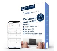 KardiaMobile 6L ECG di livello medico L’ECG Portatile a 6 Derivazioni Rileva la