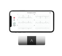 AliveCor KardiaMobile 6L ECG di livello medico | L’ECG Portatile a 6 Derivazioni | Rileva la Fibrillazione Atriale, Bradicardia e Tachicardia in Soli 30 Secondi | Distribuito da OMRON