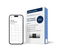 AliveCor KardiaMobile 6L ECG Portatile, Distribuito da OMRON