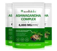 ALIVER Ashwagandha Extract Complex Capsule molli ad alto dosaggio 3x30
