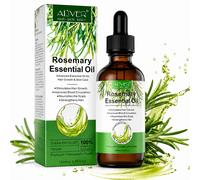Aliver Olio Essenziale di Rosmarino 120ml, 100% Puro per Crescita Capelli