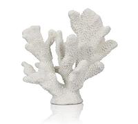 ALIWINER Decorazione in corallo bianco con barriera corallina bianca, statua di corallo artificiale, decorazione nautica per casa a tema spiaggia, matrimonio, vetrina da tavolo, decorazione per la