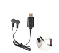 Aliwisdom Cavo di Ricarica Magnetica Universale per Batterie 3.7V Li-ion, Caricabatteria Veloce USB da 60cm Compatibile con Tutti i Modelli di Batterie al Litio da 3.7V (18650, 14500, 18350, 16340)