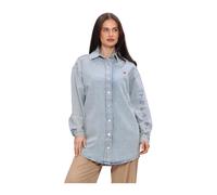 ALIX The Label - Camicia Oversize in Denim Fluido Tessuto - - Blouses & Shirts - Donna - Blu - S