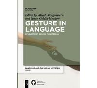Aliyah Morgenstern Gesture in Language (Tascabile)