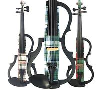 Aliyes Violino Elettrico Silenzioso A Mano 4/4 Full Size Professionale Studente Violino Per Principianti In Legno Solido Violino Kit Corda,Spalle,Rosin-E606