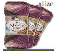 Alize 3 X 100 G Burcum Batik Lana Con Gradiente Per Uncinetto E Maglia 27 Colori