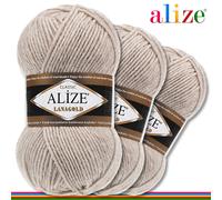 Alize 3 x 100 G Lanagold Lana Filo Per Uncinetto E Maglia Universale 52 Colori