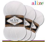 Alize 3 x 100 G Lanagold Lana Filo Per Uncinetto E Maglia Universale 52 Colori