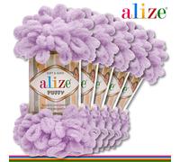 Alize 5 x 100 G Puffy Ciniglia Filo Lana Lavoro a Maglia Particolarità 76 Colori