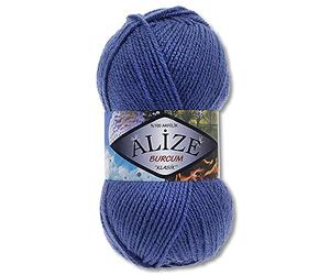 Alize Burcum - Gomitolo di lana da 100 g, colore: Blu navy (353)
