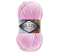 Alize Burcum - Gomitolo di lana da 100 g, colore: Rosa (191)