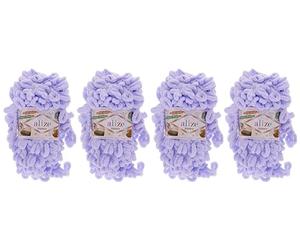 Alize Puffy - 5 gomitoli di Lana da 100 g, 500 g, per Lavoro a Maglia 146