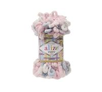 Alize Puffy 5864 rosa/grigio/blu/bianco mix
