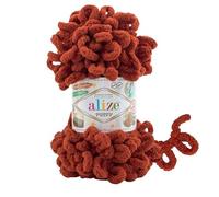 Alize Puffy Baby Big Loop - 5 gomitoli di lana morbida in 100% micropoliestere per gomitolo, 100 g, 9 m, 36 bruciati