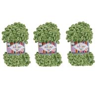 Alize Puffy - Gomitolo di filato fine per neonati, 3 skn, 300 g, 100% micropoliestere morbido filato lavorato a mano, filato super grosso (485)