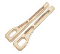 ALJLA 2 Pezzi Riempitivo per Sedili Auto per Audi RS4 Avant 2007-2024 2025,Riempire Lo Spazio tra Sedile E Console,Car Seat Gap Plug,Fermare Le Cose da Cadere-Facile da Installare,C-Beige