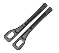 ALJLA 2 Pezzi Riempitivo per Sedili Auto per Ford Fiesta 2009-2016 Hatchback,Riempire Lo Spazio tra Sedile E Console,Car Seat Gap Plug,Fermare Le Cose da Cadere-Facile da Installare,A-Black