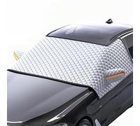 ALJLA Telo Protettivo per Parabrezza per Ford Fiesta 1976-2020 2021 2022 2023 2024 2025, Doppia Funzione: Scudo Antigelo per Inverno E Parasole Riflettente per Estate -Facile da Installare
