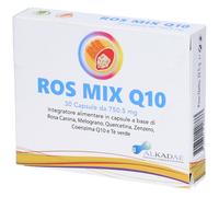 Alkadae Integratore Ros Mix Q10 con Coenzima Q10, 30 capsule