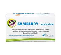 Alkadae SAMBERRY MASTICABILE 30 TAVOLETTE