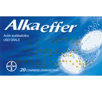 Alkaeffer Antidolorifico Contro Febbre Dolore Con Acido Acetilsalicilico 20 Compresse Effervescenti