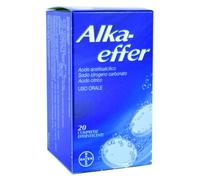 Alkaeffer Compresse, Antidolorifico per il Trattamento di Febbre e Dolore, con Acido Acetilsalicilico, 20 Compresse Effervescenti