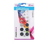 Alkaline - Batterie a bottone per orologio al litio Power Grundig, confezione da 14