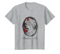 Alkaline Trio - Official Merchandise - Cameo Maglietta, Bambini, Grigio Melange, 2 Anni