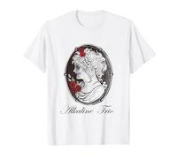 Alkaline Trio - Official Merchandise - Cameo Maglietta, Uomo, Bianco, 5XL