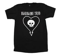 Alkaline Trio - Uomo Classic Heartskull T-Shirt, Large, Nero