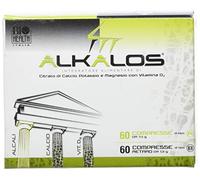 Alkalos di Biohealth Italia - Integratore Alimentare a Base di Citrato di Calcio, Potassio e Magnesio con Vitamine D - Barattolo A 60 compresse + Barattolo B 60 compresse