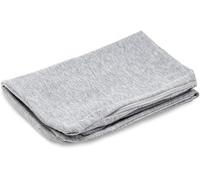 Alkamto Federa per cuscino cervicale, 35 x 3510 - 8 cm, in cotone, lavabile, traspirante, ergonomica, morbida, colore grigio