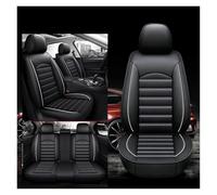 ALKANI Coprisedili Auto Universale, Coprisedili Anteriori e Posteriori 5 Posti, Coprisedili Auto per Peugeot 2008 e-2008 GT Line 2020-2024, Set Completo Coprisedili Pelle Impermeabili(Black+White)