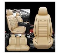 ALKANI Coprisedili Auto Universale, Coprisedili Anteriori e Posteriori 5 Posti, Coprisedili Auto per Peugeot 2008 e-2008 GT Line 2020-2024, Set Completo Coprisedili Pelle Impermeabili(Beige)