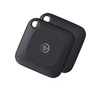 alkaya. GPS Tracker Bluetooth, confezione da 2 per cellulare/portachiavi, compatibile con Apple App Find My Nero