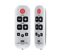 Alkia Big Button A-TV11 - Telecomando universale per anziani e anziani, per Samsung, LG, Toshiba, Sony, JVC, Panasonic, Hitachi, Sharp, Technika, facile da usare e configurare