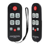 Alkia Big Button Universal Remote Control A-TV10, Initial Setting for Lg, Vizio, Sharp, Zenith, Panasonic, Philips, RCA - Put Battery to Work, No Program Needed