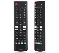Alkia Ricambio universale compatibile con telecomando LG AKB76037605 Smart 4K 8K NanoCell OLED UHD HDR TV con Netflix, Prime Video, tasti TV Rakuten
