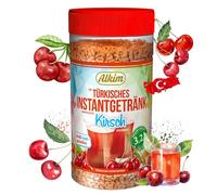 ALKIM Ciliegia istantanea per bevande, bevande da tè, 6 x 400 g, caldo e freddo, per l'estate, il compleanno, le feste
