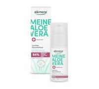 alkmene Aloe Vera fluido viso con acido ialuronico 50 ml - Aloe Vera Gel Viso per pelli normali o secche - Crema idratante vegana - Aloe Vera Gel Alea Vera Gel Aloeveragel