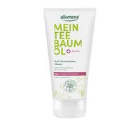alkmene Maschera olio di tea tree contro brufoli, punti neri e impurità vegani 75 ml - 100% conferma riduzione brufoli - maschera viso uomini e donne