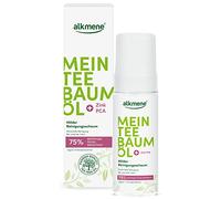 Alkmene Schiuma detergente viso Olio di Tea Tree naturale – Riduzione brufoli 75% – 150 ml